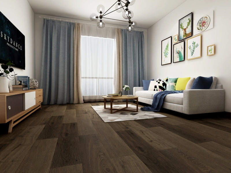 FloorSense - 6mm Vinyl Click Plank (7"x48"): Kodiak